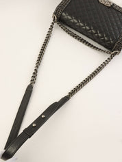 2014 Boy Chanel Chain Shoulder Bag in Black