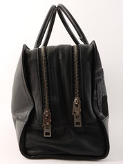 Patchwork Amazona Boston Bag in Black/Multi