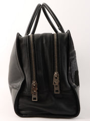 Patchwork Amazona Boston Bag in Black/Multi