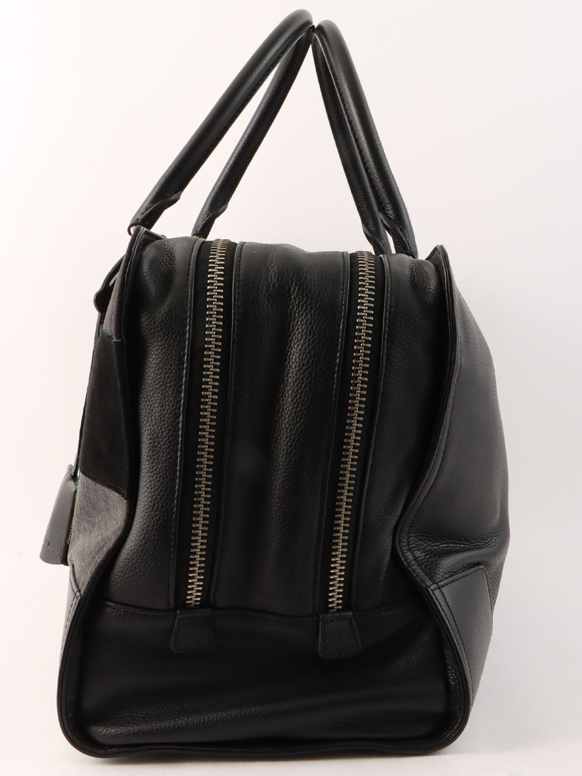 Patchwork Amazona Boston Bag in Black/Multi