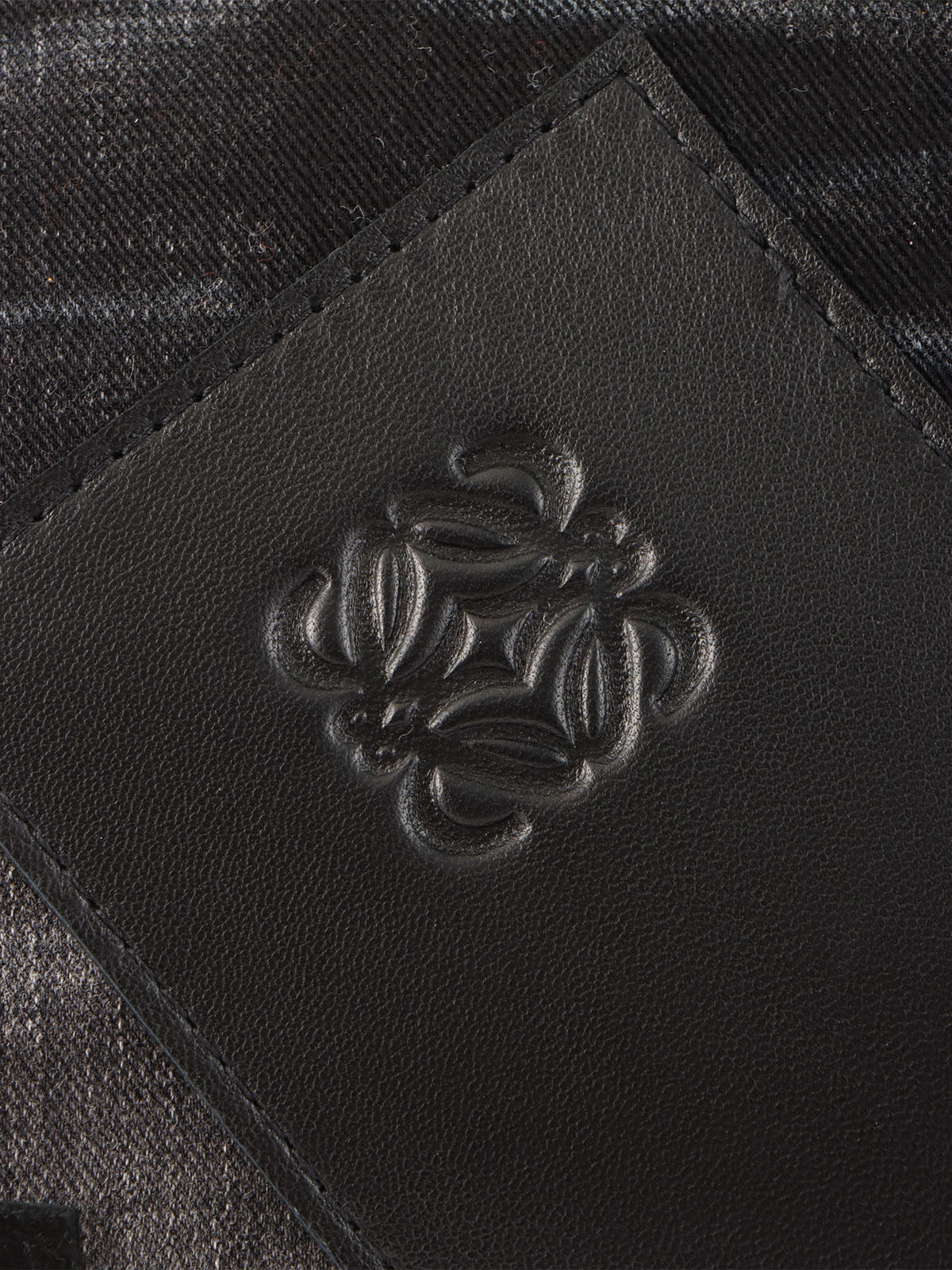 Patchwork Amazona Boston Bag in Black/Multi