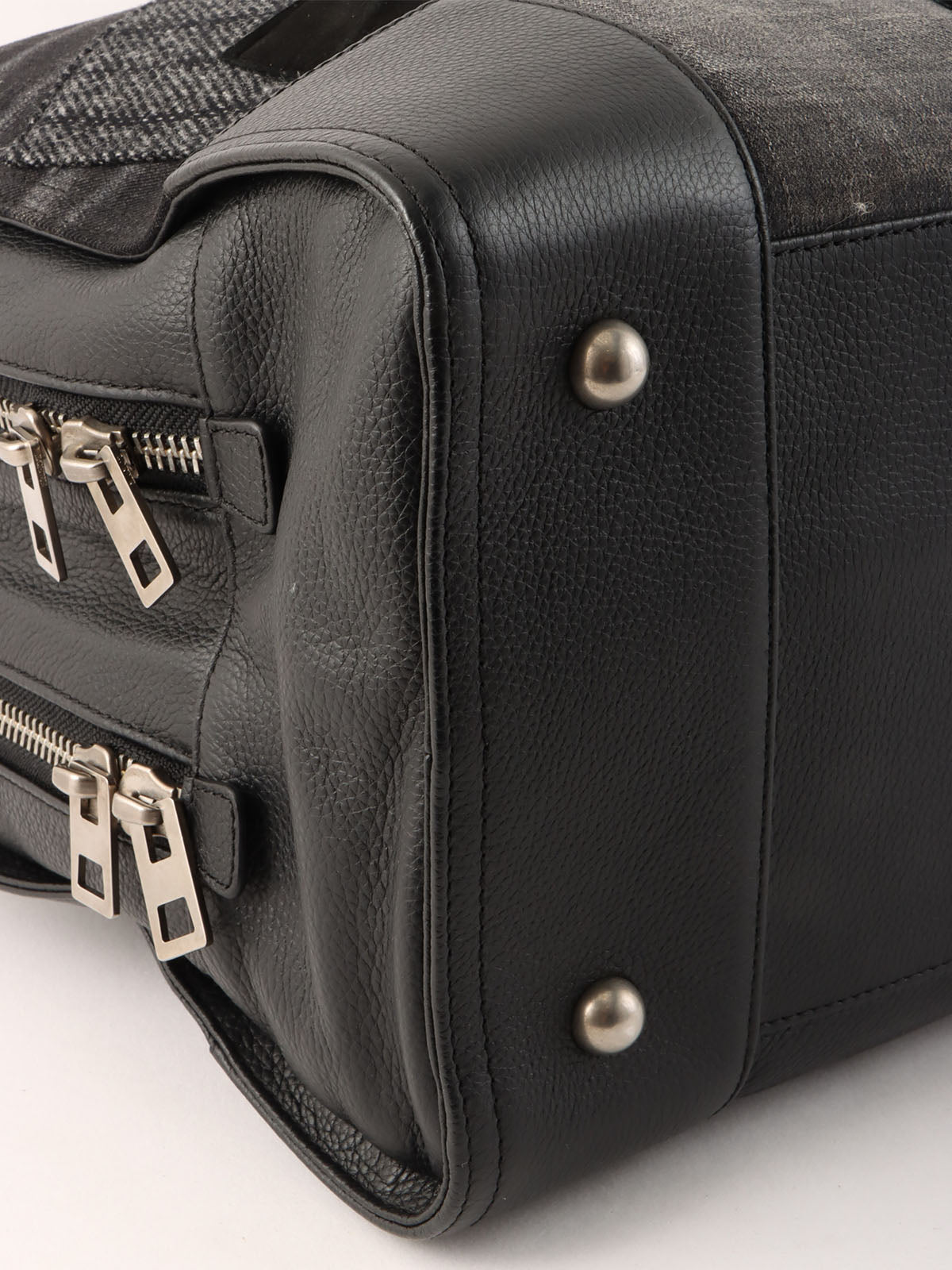 Patchwork Amazona Boston Bag in Black/Multi