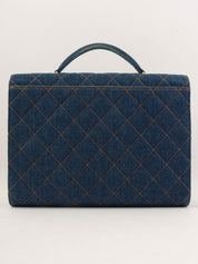 1997年頃製 デニムCCターンロックブリーフケース インディゴ