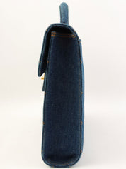 1997年頃製 デニムCCターンロックブリーフケース インディゴ