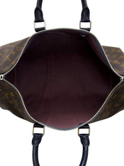 2009 Monogram Macaroni Keepall Bandouliere 45 in Brown/Black