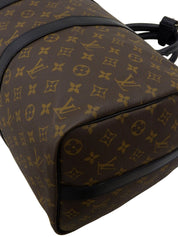 2009 Monogram Macaroni Keepall Bandouliere 45 in Brown/Black
