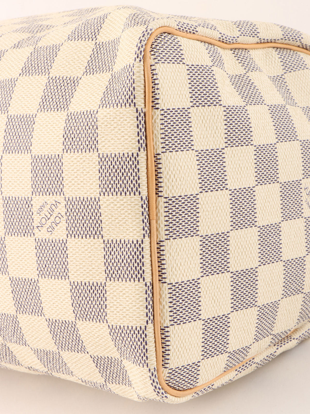 2007 Canvas Damier Azur Speedy 25 White