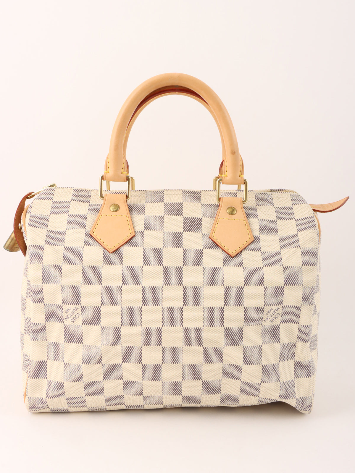 2007 Canvas Damier Azur Speedy 25 White