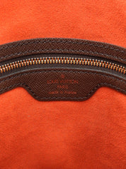 2001 Damier Canvas Mare Tote Bag Brown