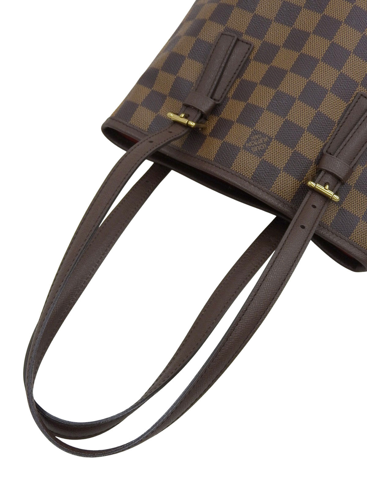 2001 Damier Canvas Mare Tote Bag Brown
