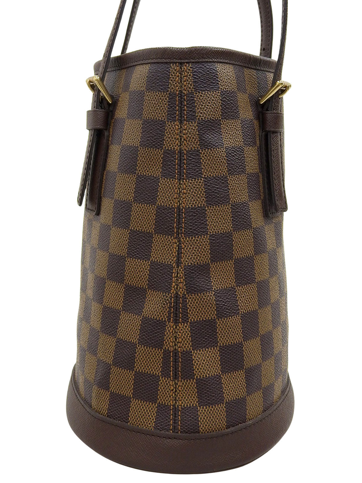 2001 Damier Canvas Mare Tote Bag Brown