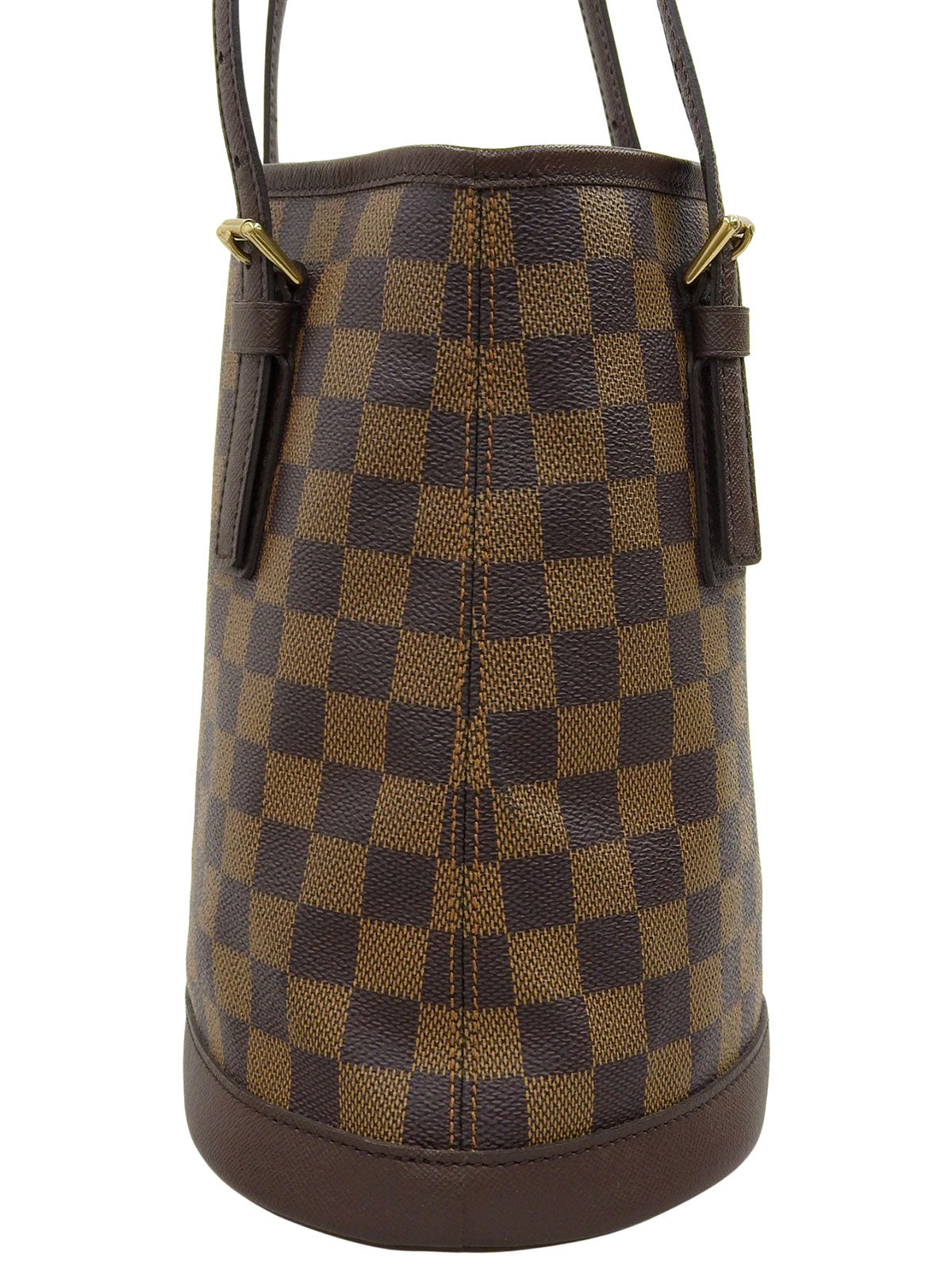 2001 Damier Canvas Mare Tote Bag Brown