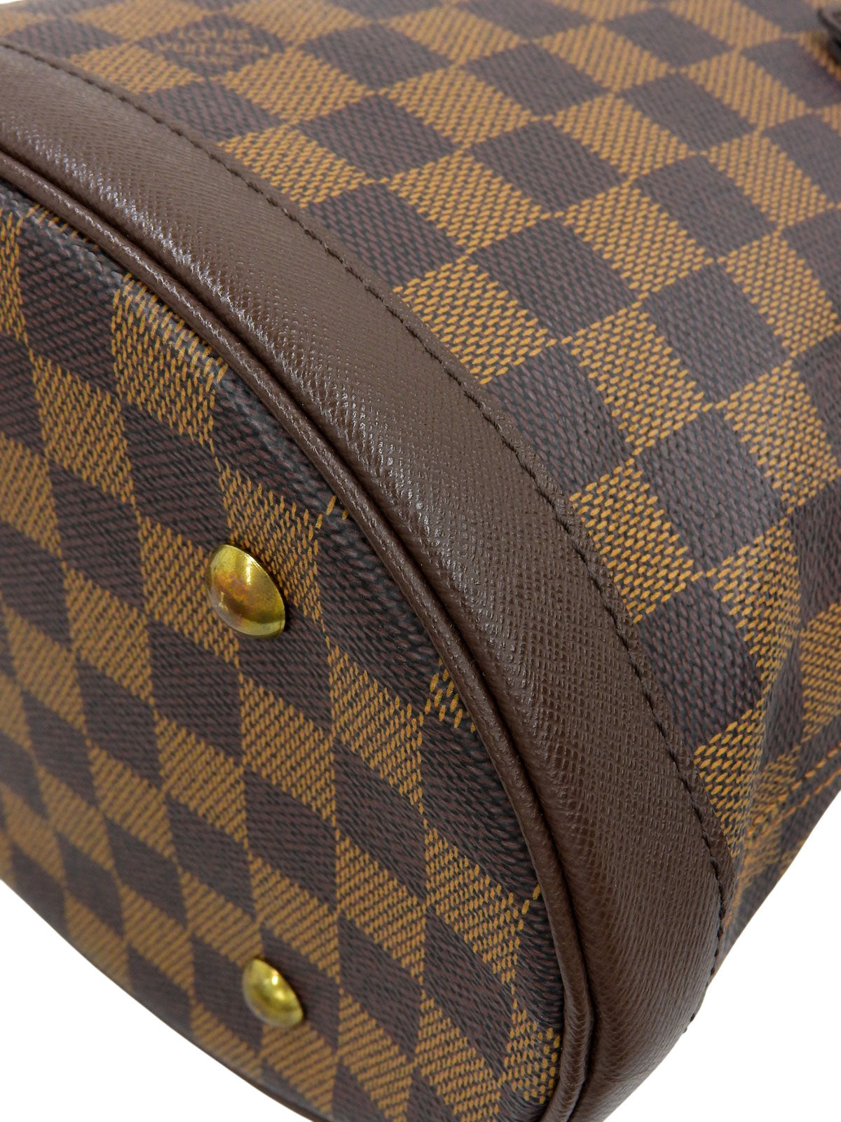 2001 Damier Canvas Mare Tote Bag Brown