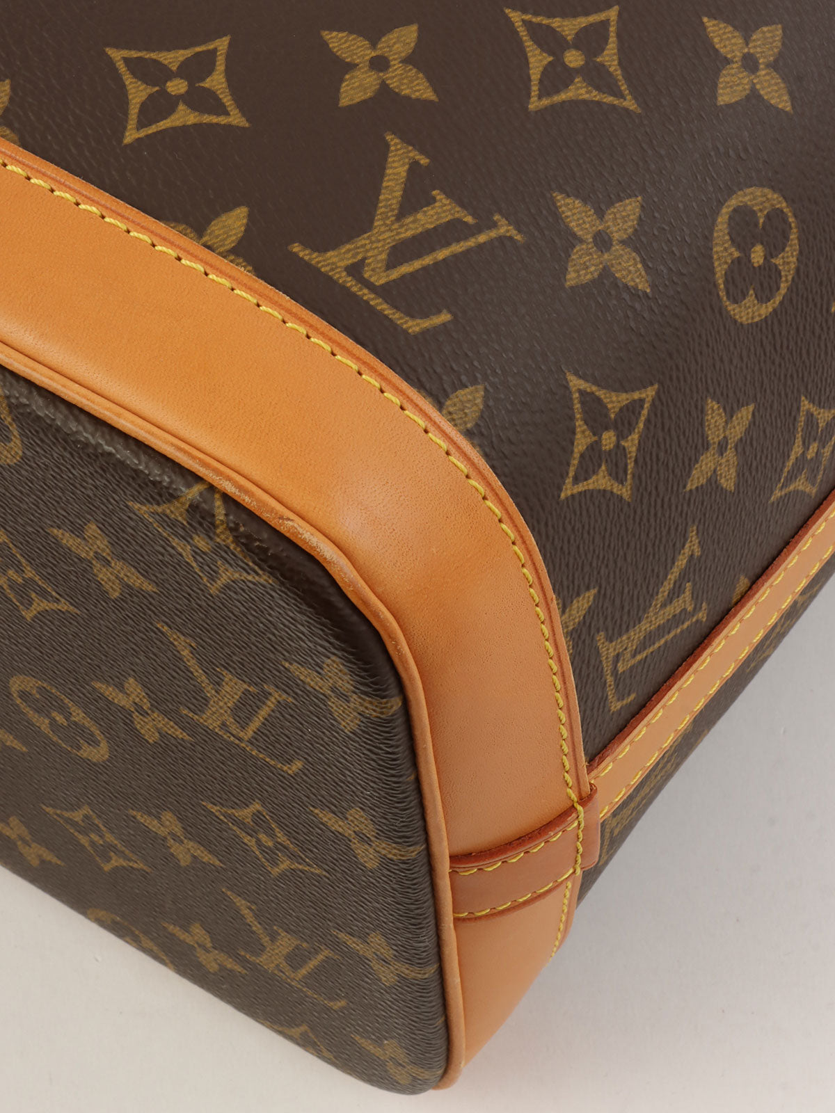 2001 Sharon Stone Collaboration Canvas Monogram Am First Three Brown