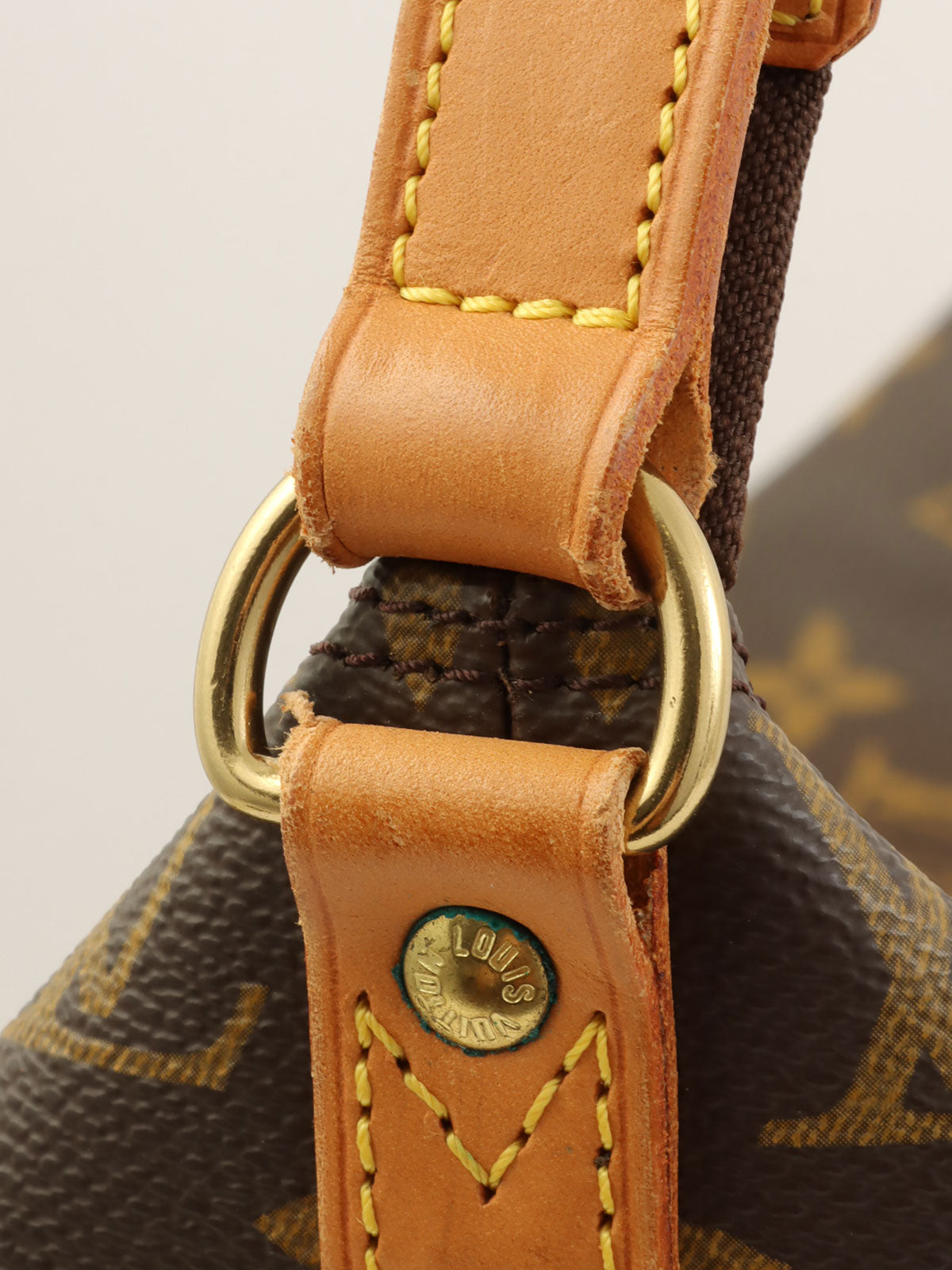 2001 Sharon Stone Collaboration Canvas Monogram Am First Three Brown