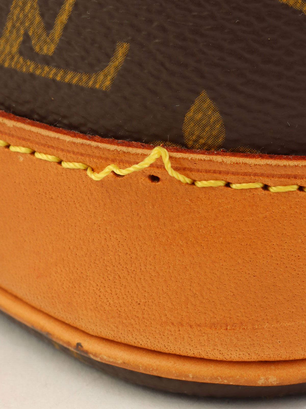 2001 Sharon Stone Collaboration Canvas Monogram Am First Three Brown