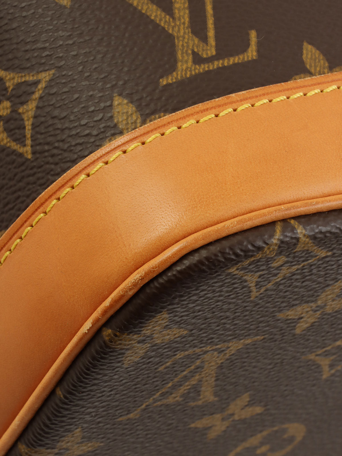 2001 Sharon Stone Collaboration Canvas Monogram Am First Three Brown