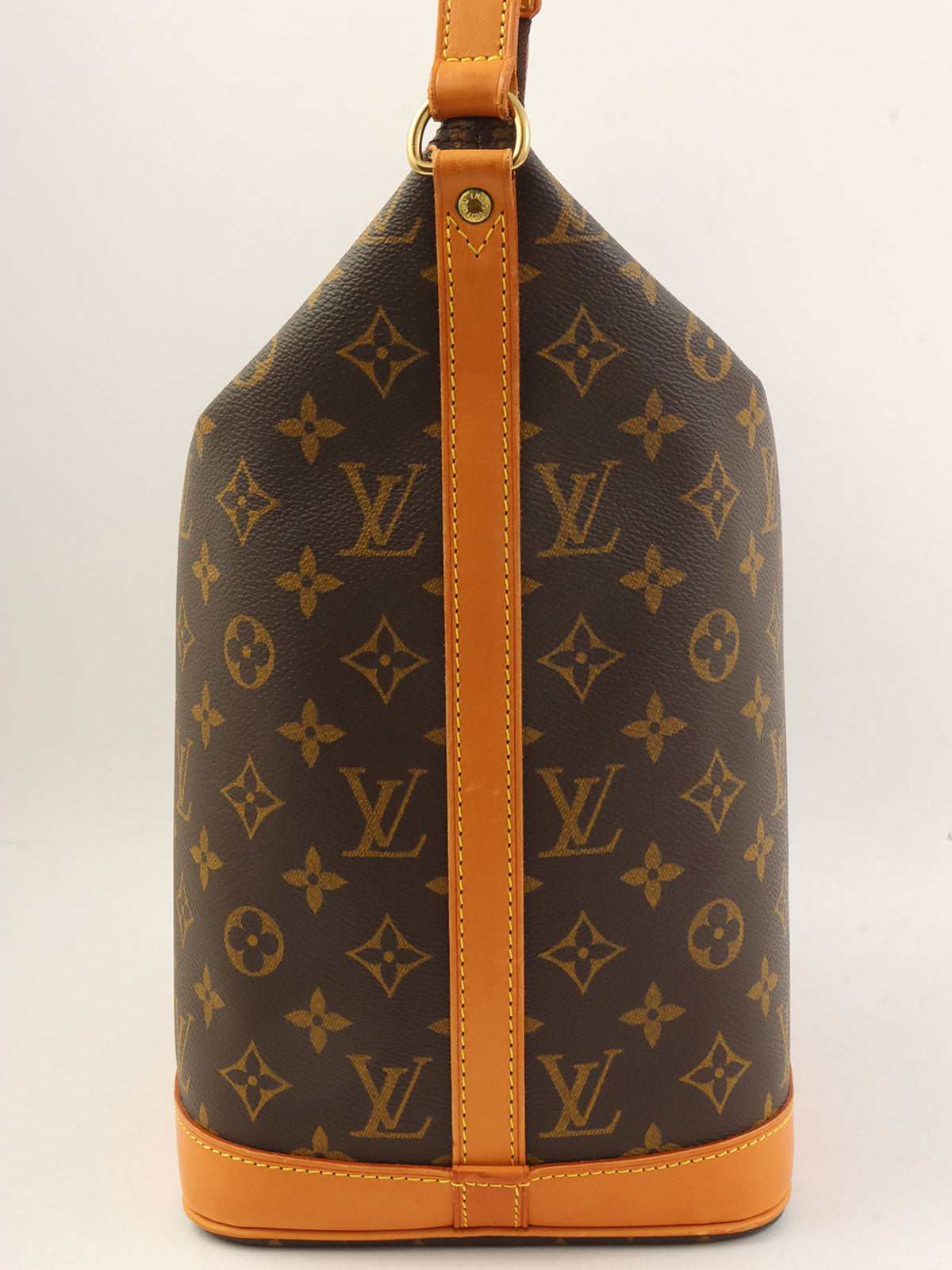 2001 Sharon Stone Collaboration Canvas Monogram Am First Three Brown
