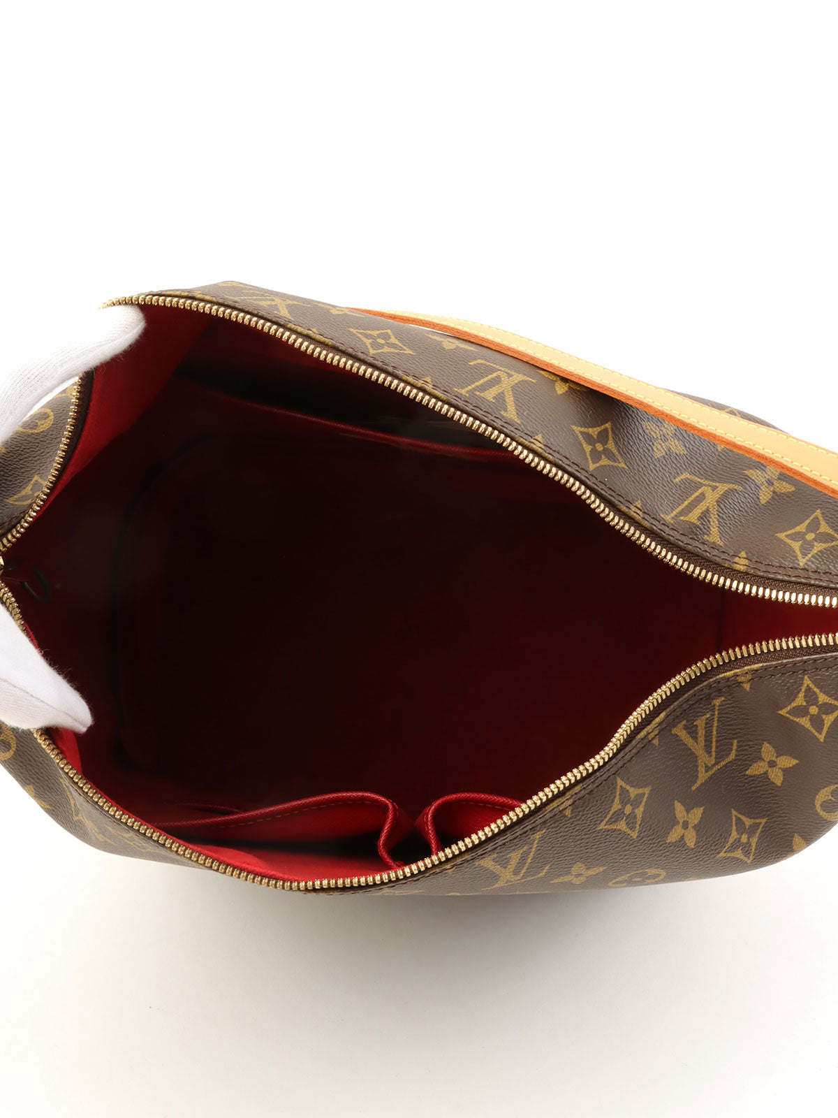 2001年莎朗·斯通合作款帆布字母组合图案 Am First Three Brown