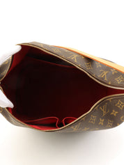 2001年莎朗·斯通合作款帆布字母组合图案 Am First Three Brown