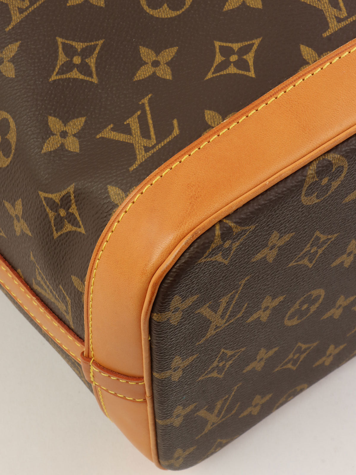 2001 Sharon Stone Collaboration Canvas Monogram Am First Three Brown