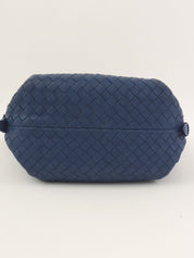 イントレチャートショルダーバッグ ブルー