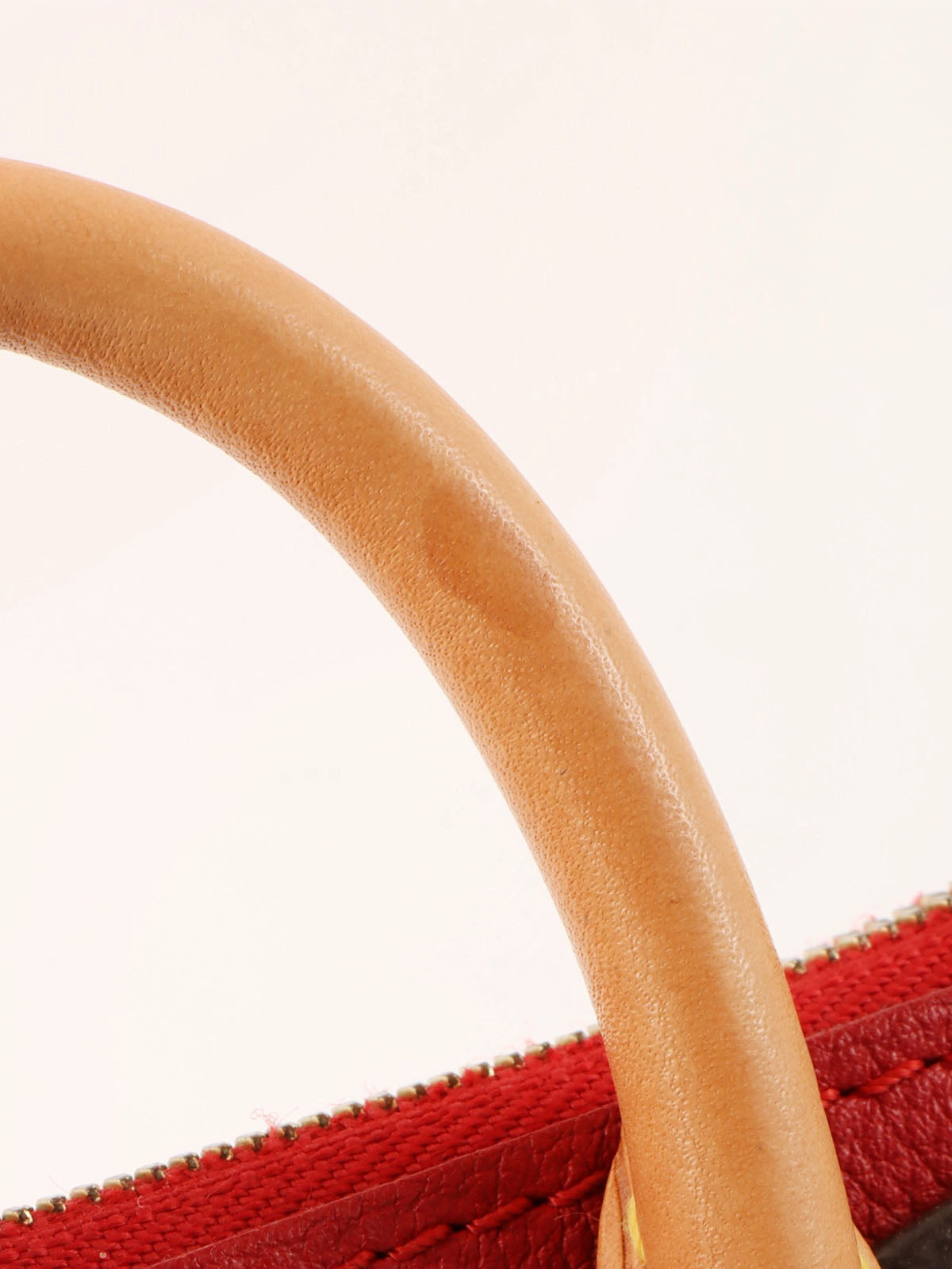 2015 Canvas Monogram Pochette Nano Pallas Brown/Red