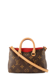 2015 Canvas Monogram Pochette Nano Pallas Brown/Red