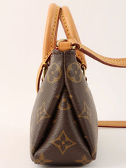 2015 Canvas Monogram Pochette Nano Pallas Brown/Red