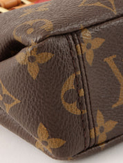 2015 Canvas Monogram Pochette Nano Pallas Brown/Red