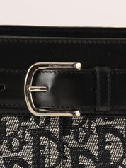 トロッターパターンハンドバッグ ブラック