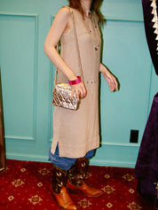 1997年頃製 マトラッセCCマークステッチショルダーバッグ ゴールド