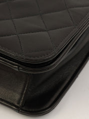 1997 Full Flap CC Mark Plate Chain Bag, Black