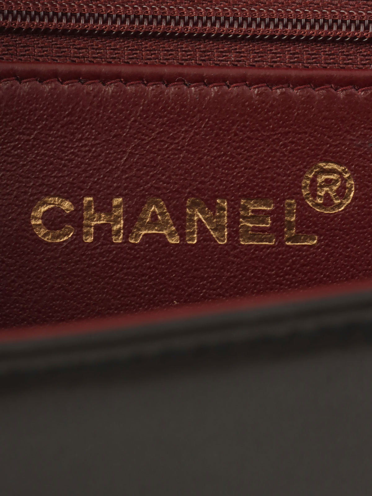 1997 Full Flap CC Mark Plate Chain Bag, Black