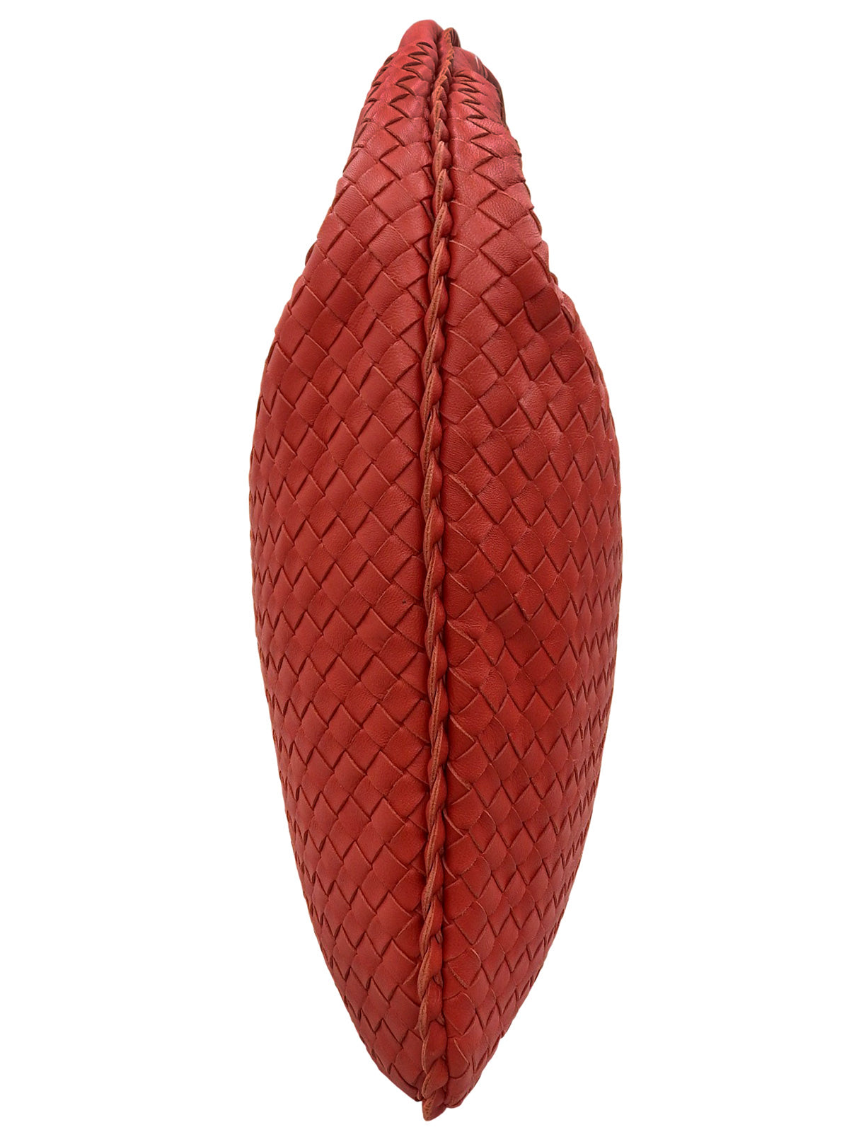 Red Intrecciato Hobo Bag