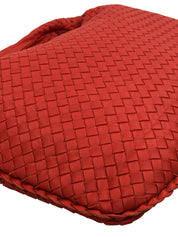 Red Intrecciato Hobo Bag