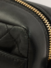 1997 CC Mark Stitch Twist Shoulder Bag Black