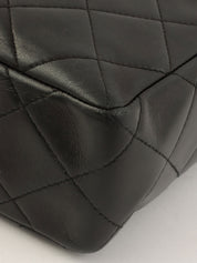 1997 CC Mark Stitch Twist Shoulder Bag Black