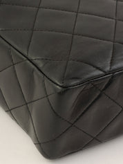 1997 CC Mark Stitch Twist Shoulder Bag Black