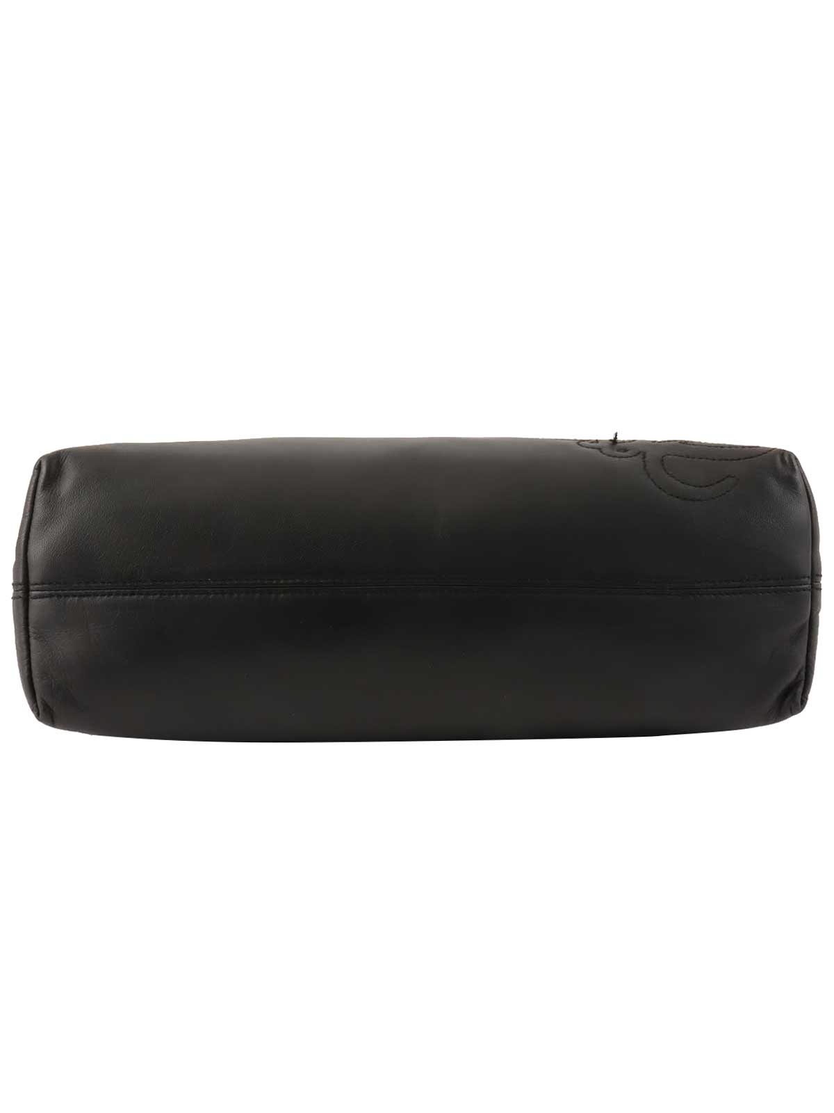 アナグラムステッチハンドバッグ ブラック7