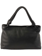 Anagram Stitch Handbag Black 7