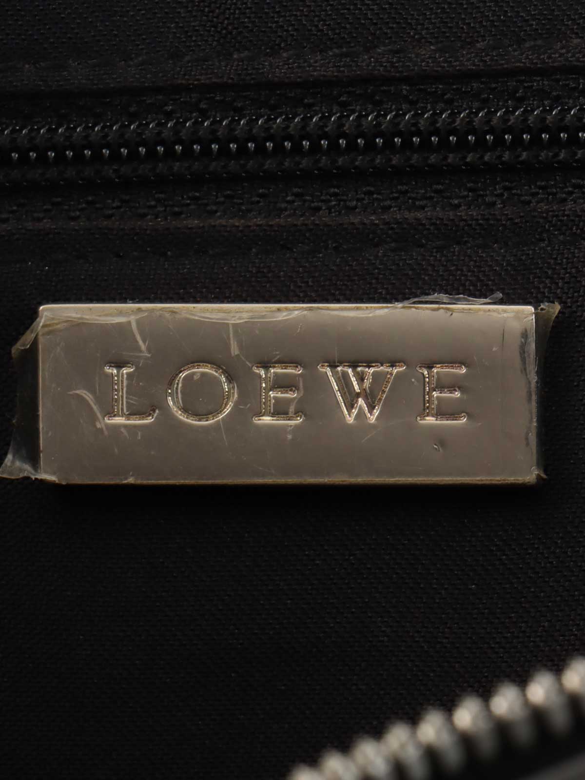 Anagram Stitch Handbag Black 7