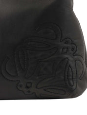 Anagram Stitch Handbag Black 7