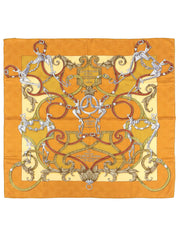 Carré 90 L'INSTRUCTION DU ROY Scarf Brown