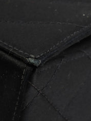 1992年頃製 シルクサテンCCターンロックショルダーバッグ ブラック