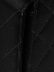 1992年頃製 シルクサテンCCターンロックショルダーバッグ ブラック