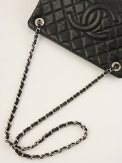 2012年頃製 キャビアスキンチェーンショルダーバッグ ブラック