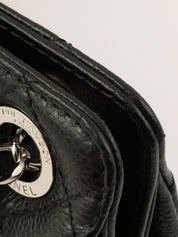 2012年頃製 キャビアスキンチェーンショルダーバッグ ブラック