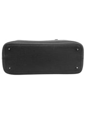 ロゴエンボスミニボストンバッグ ブラック