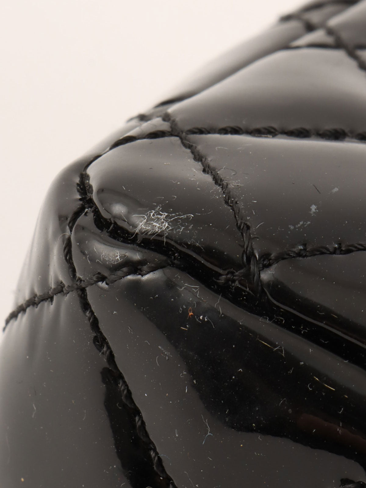 2009年頃製 パテントマルチチャームCCターンロックチェーンバッグ ブラック